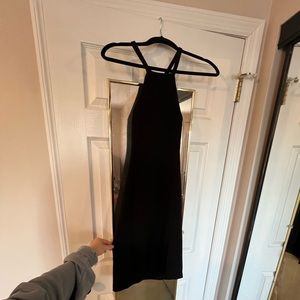 NWT Express Open Back Little Black Dress